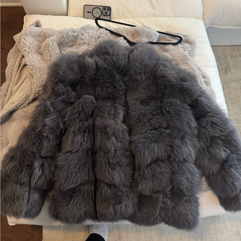 Genuine Rabbit Fur Coat